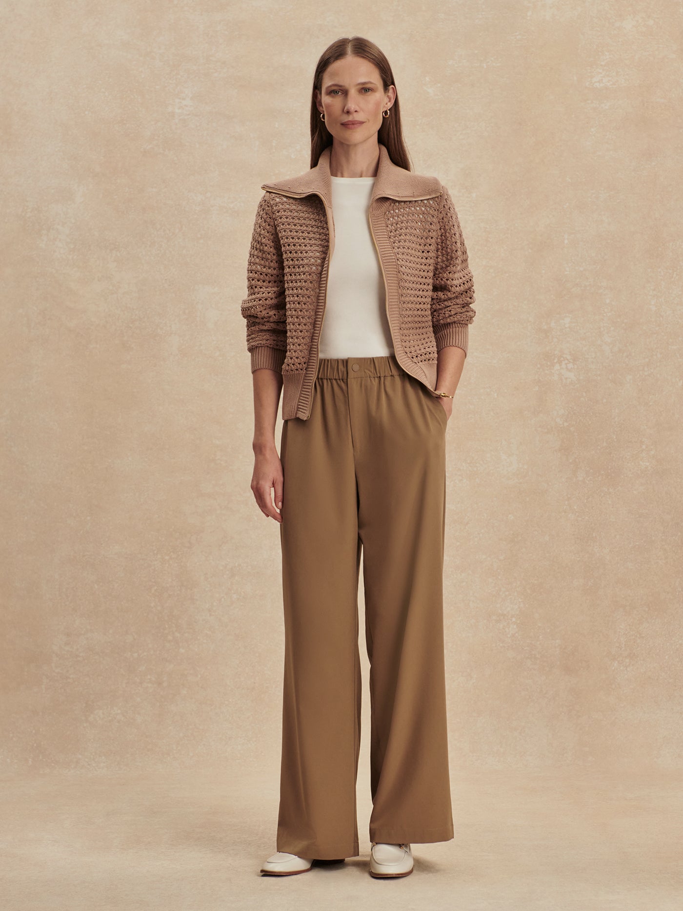 Women's Kayson Wide Leg 29.5 | Taupe Stone