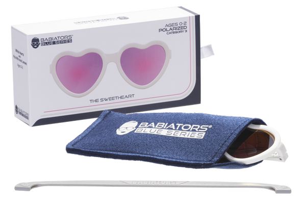 Polarized Heart Sunglasses: Ages 6+ | Pink