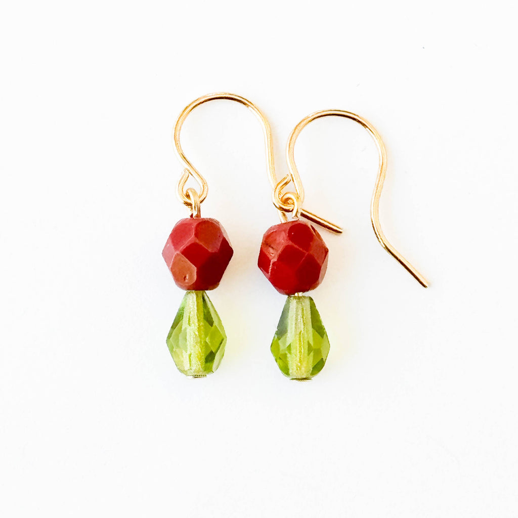 Small Color Drop Earrings