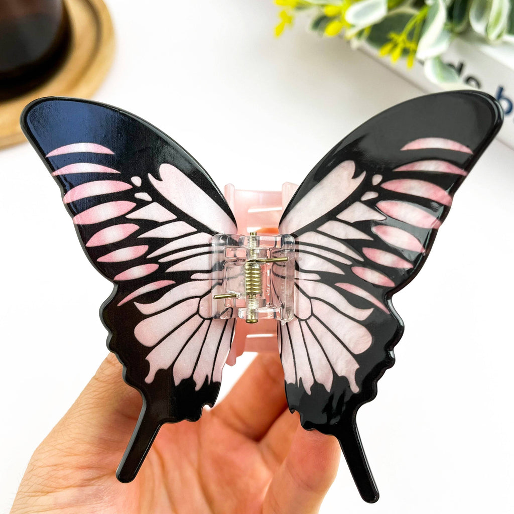 TheDivaSoap - Acetate large butterfly hair clip animal claw clips