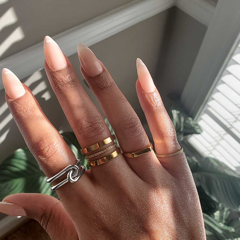 Admiral Row Jewelry - Silver Double Knot Statement Ring Fall, Gift for Her