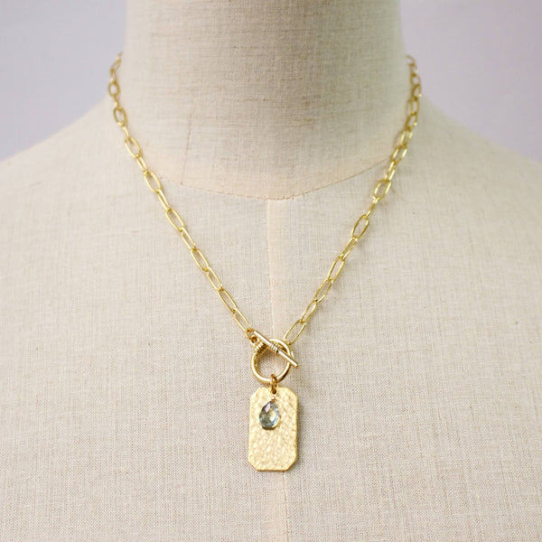 a.v. max - Dog Tag w/Semi Toggle Necklace: Kynite