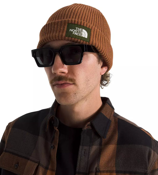 Salty Lined Beanie | Burnt Umber