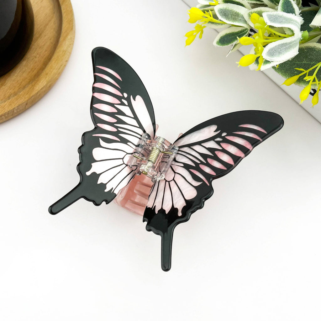 TheDivaSoap - Acetate large butterfly hair clip animal claw clips