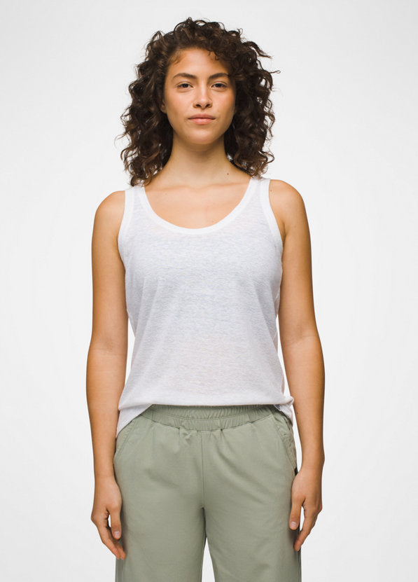 Women's Cozy Up Tank | White