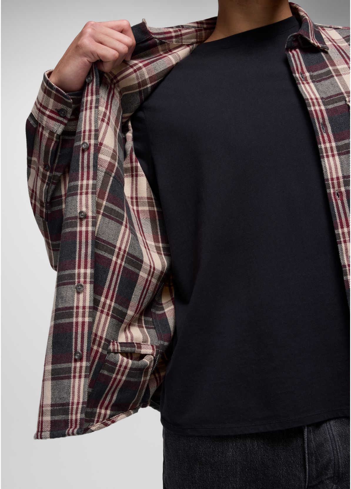 Men's Westbrook Flannel Shirt | Deep Vino