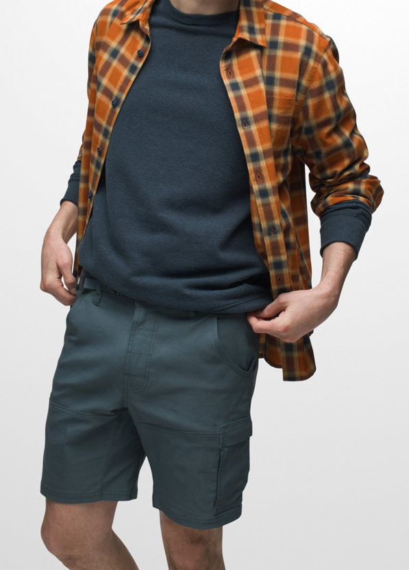 Men's Stretch Zion Short | Grey Blue