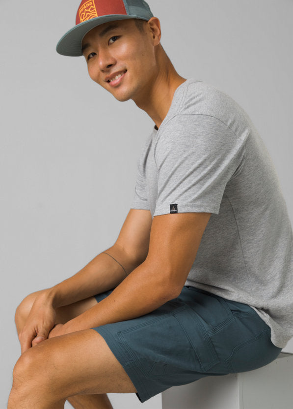 Men's Stretch Zion Short | Grey Blue