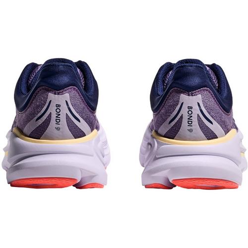 Pair of running shoes with a focus on the sole and brand logo.
