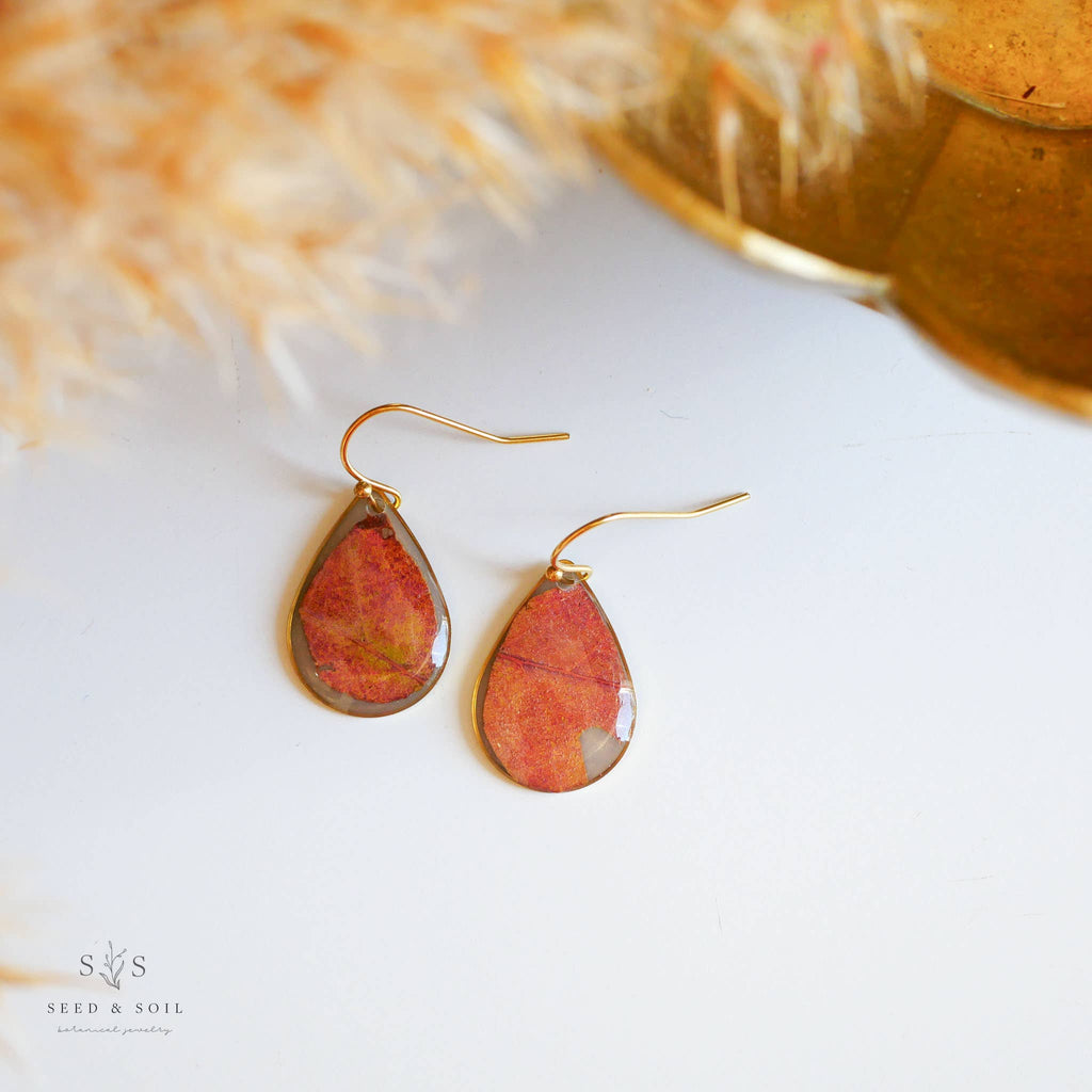 Oak Dew Drop Earrings