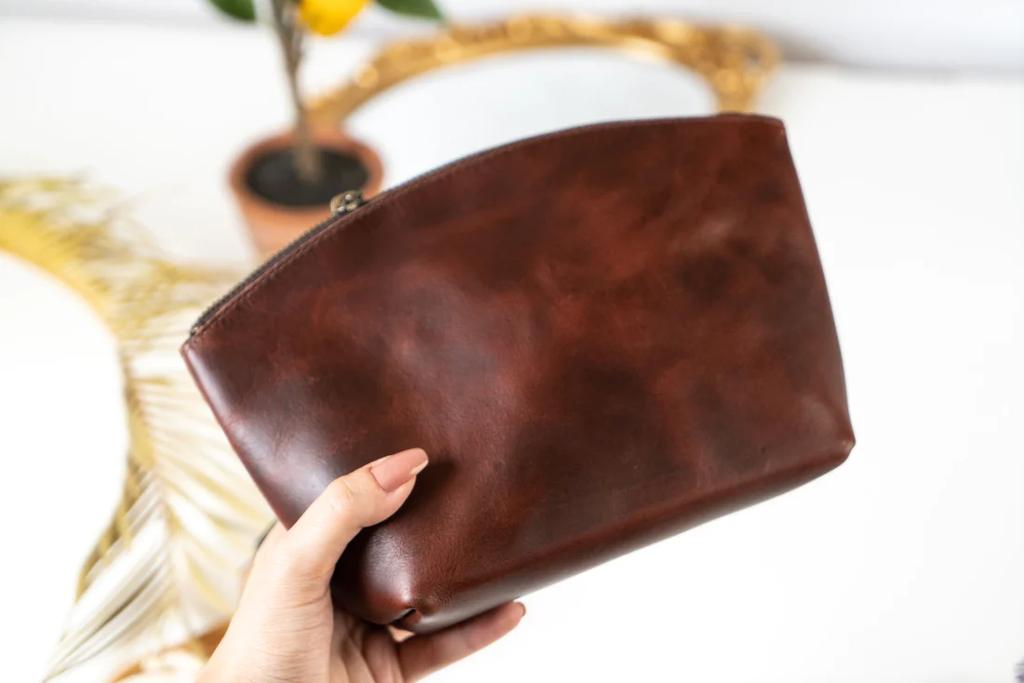 Leather Accessory Bag