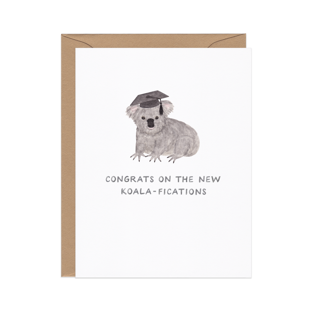 New Koala-fications |Graduation Card