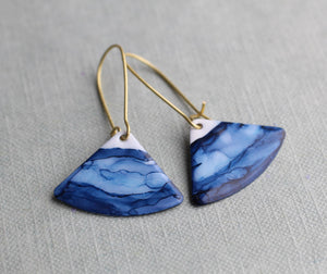 Indigo Wave Earrings