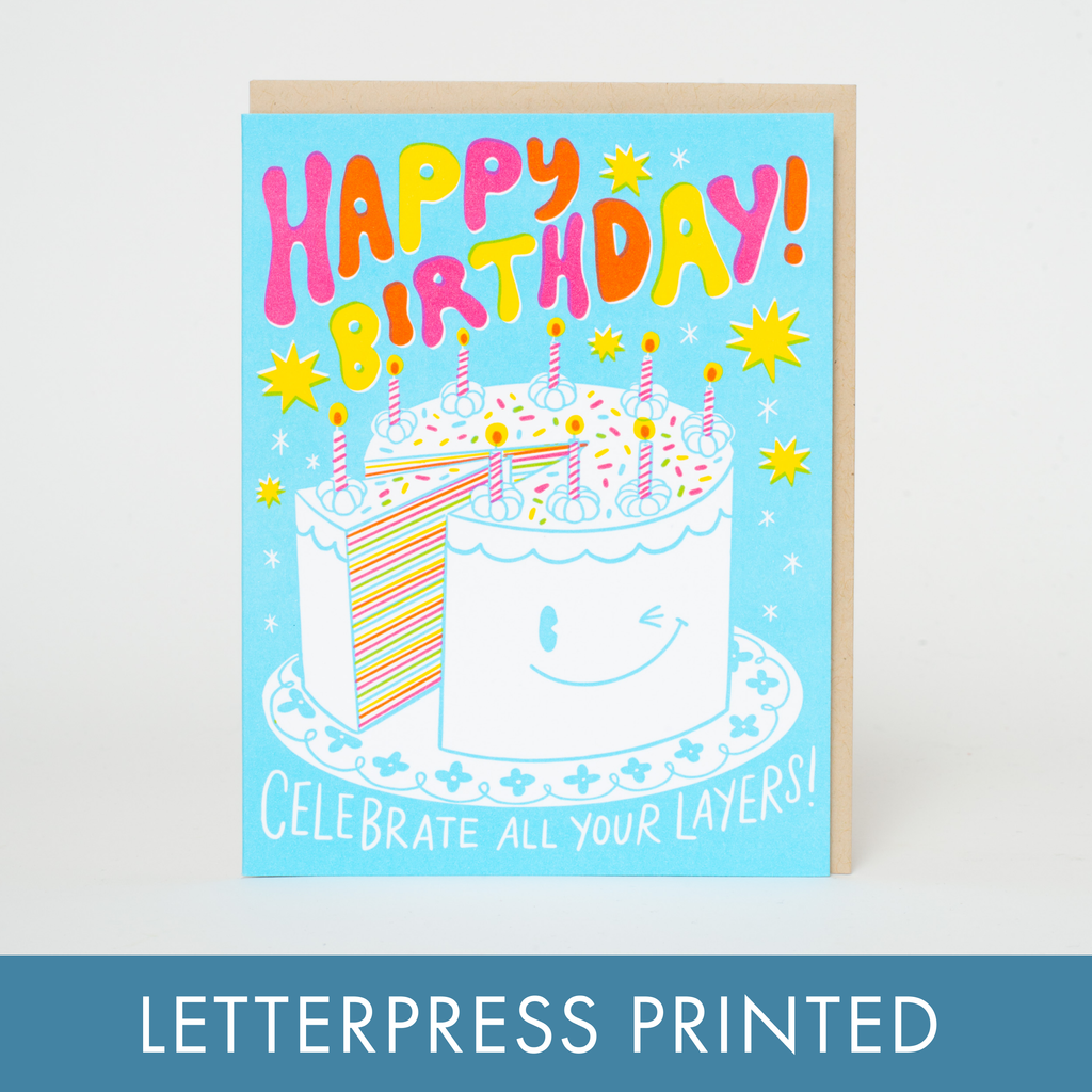 Birthday Card | Cake Layers