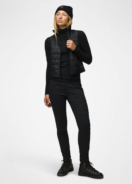 Women's Foundation Rib Turtleneck | Black Heather