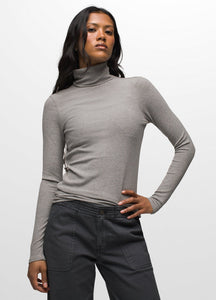 Women's Foundation Rib Turtleneck | Grey