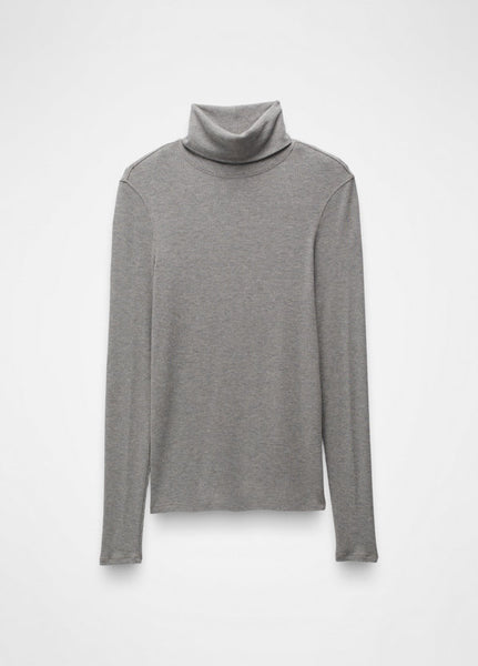 Women's Foundation Rib Turtleneck | Grey