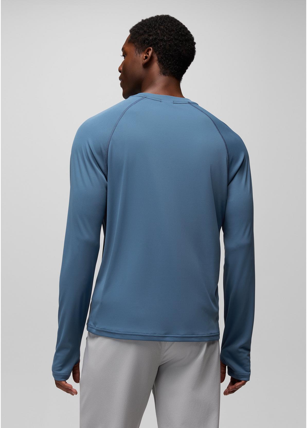 Men's Sol Shade LS Crew | Bluff Blue