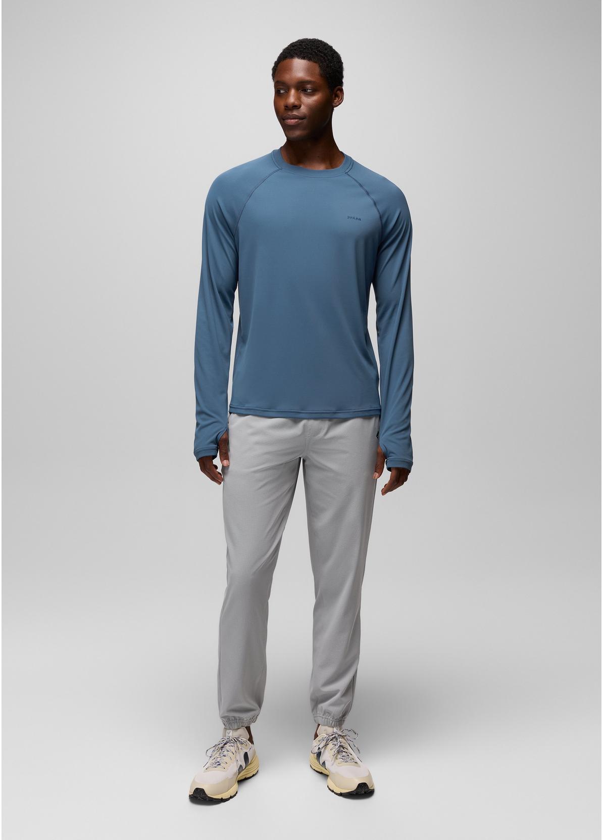 Men's Sol Shade LS Crew | Bluff Blue