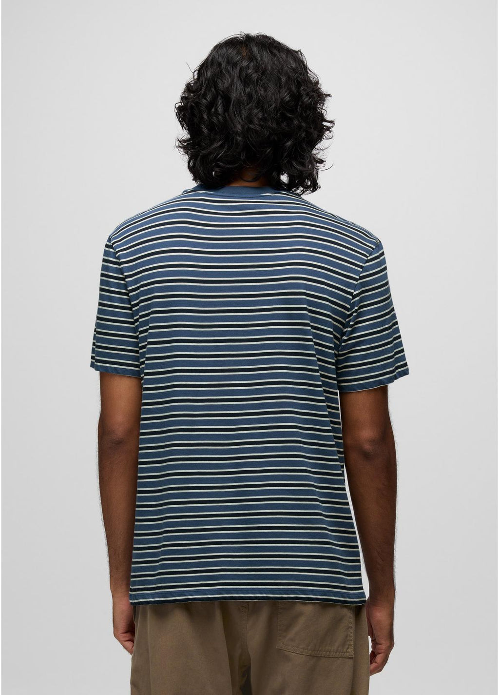 Men's Everyday SS Tee | Buff Blue Stripe