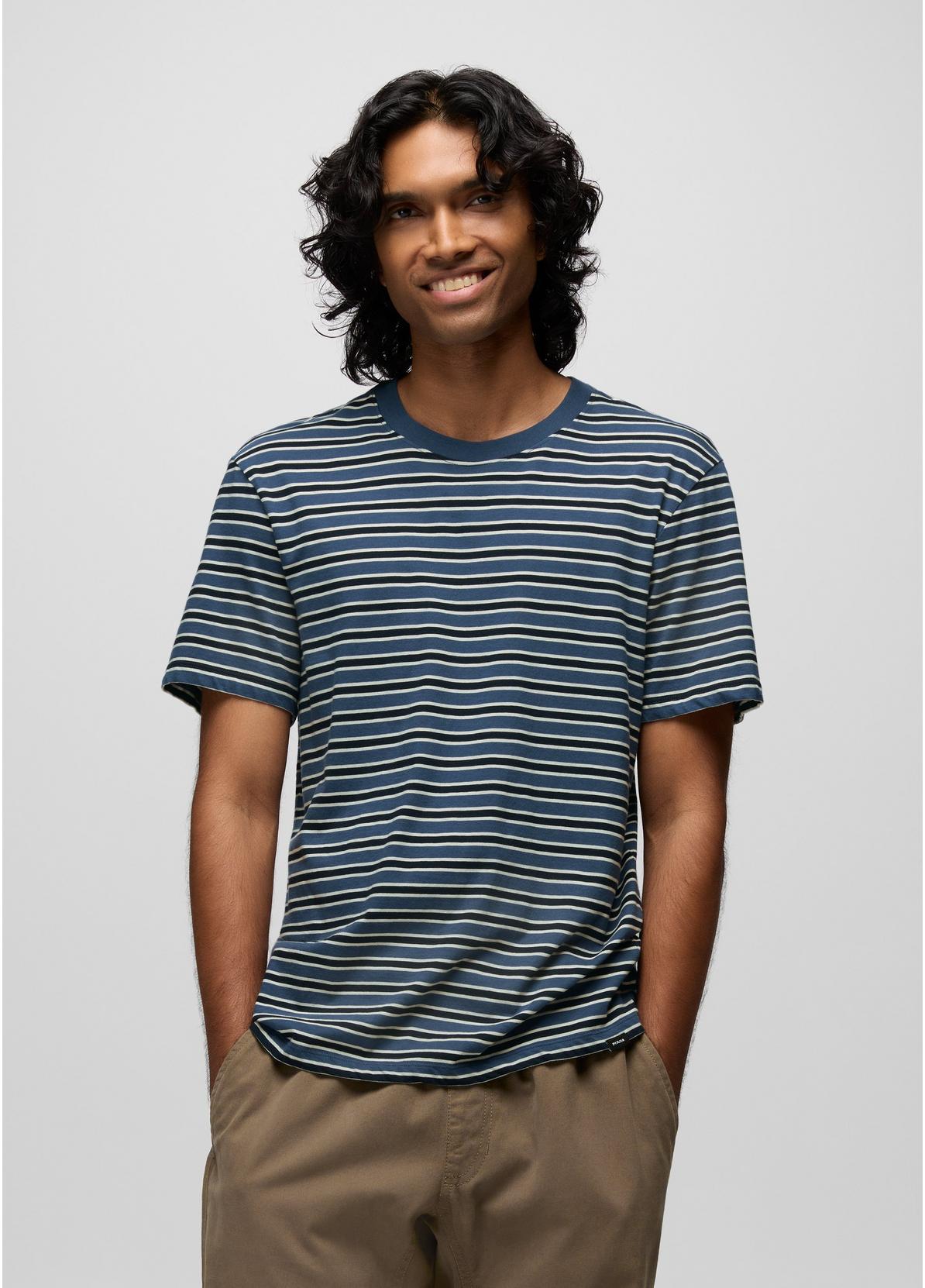 Men's Everyday SS Tee | Buff Blue Stripe