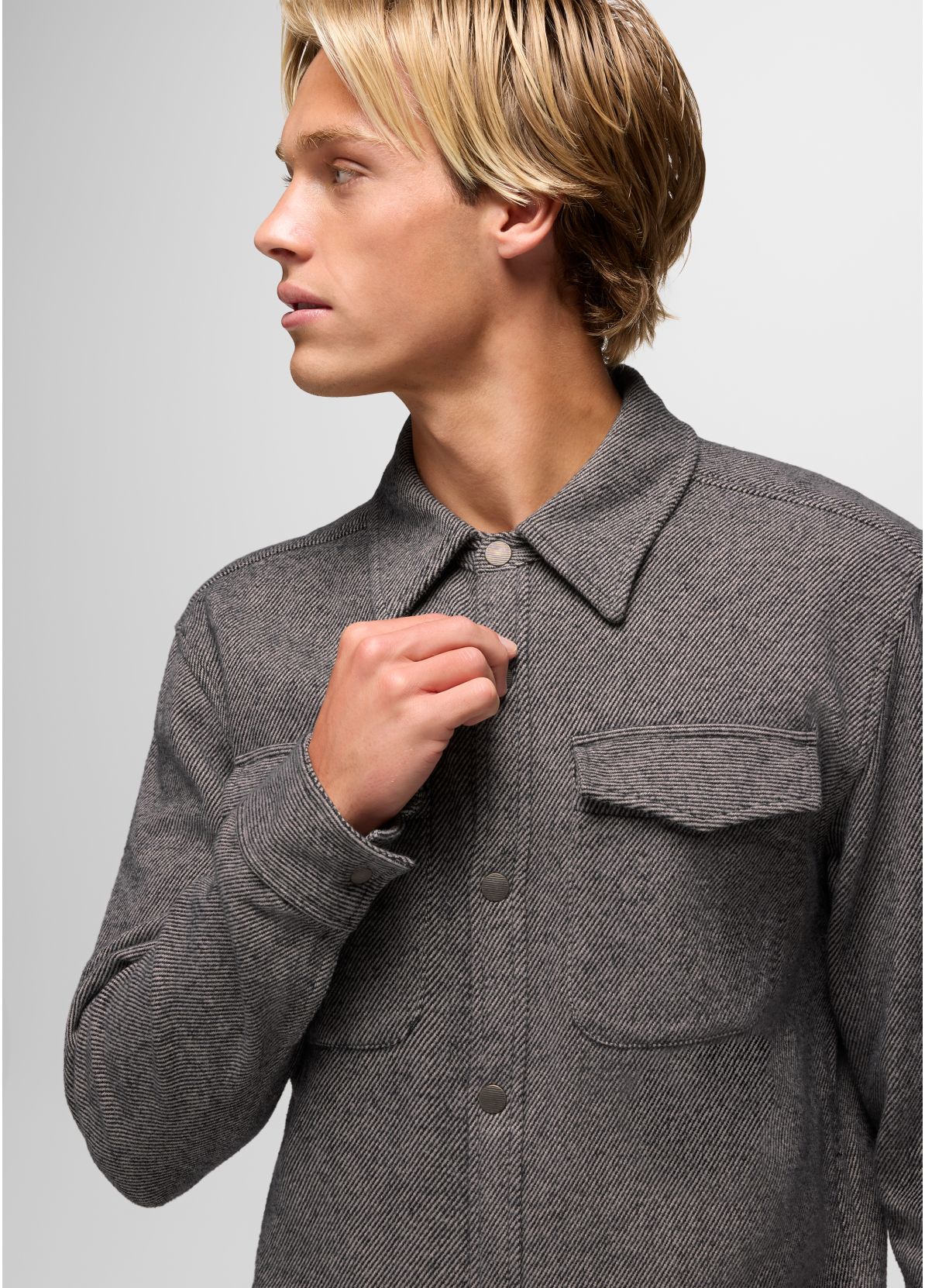 Men's Happy Camp Flannel Shirt | Shadow Heather