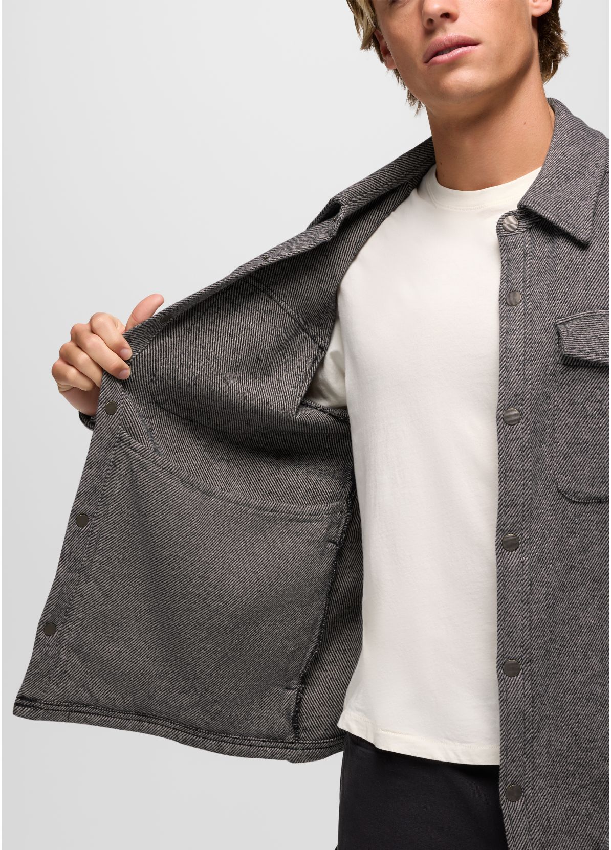 Men's Happy Camp Flannel Shirt | Shadow Heather