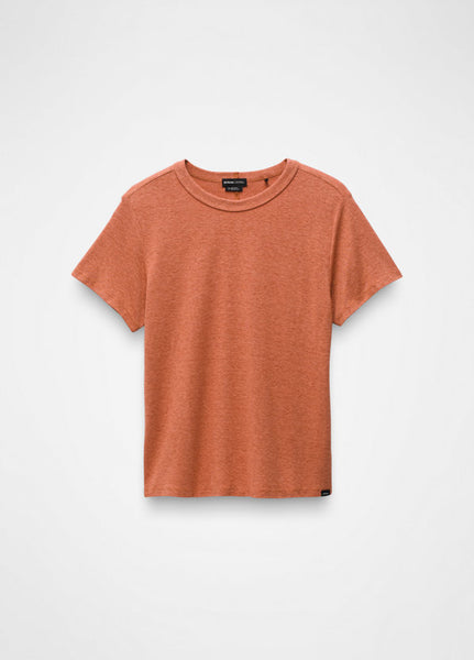 Women's Cozy Up SS Crew | Terracotta