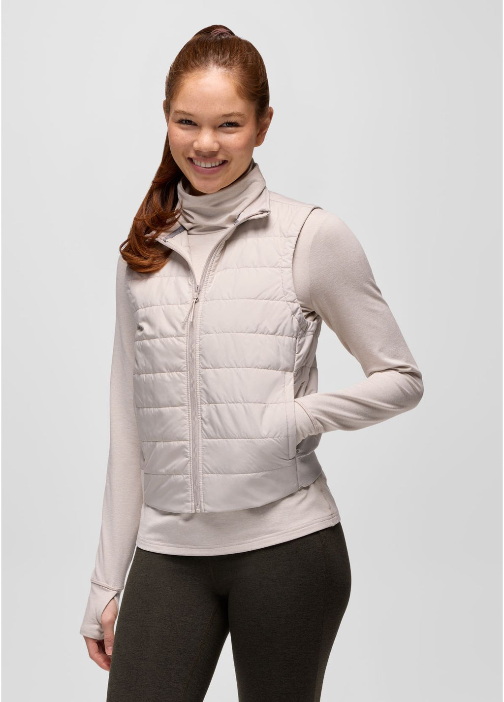 Women's Insulated Ice Flow Vest | Almond