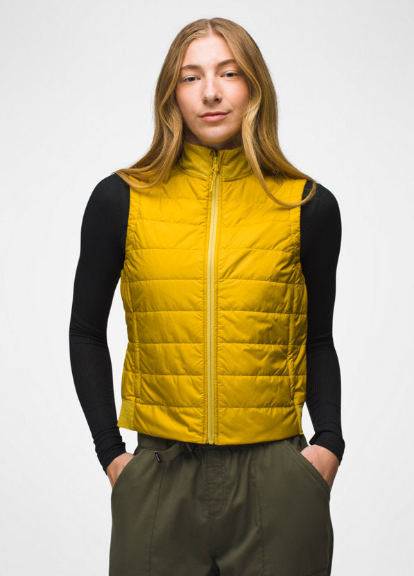 Women's Insulated Ice Flow Vest | Golden Leaf