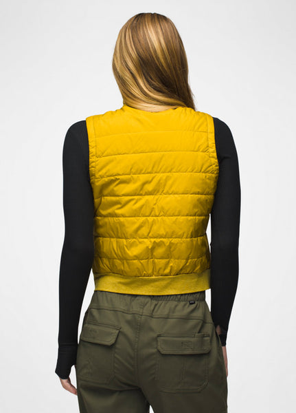 Women's Insulated Ice Flow Vest | Golden Leaf