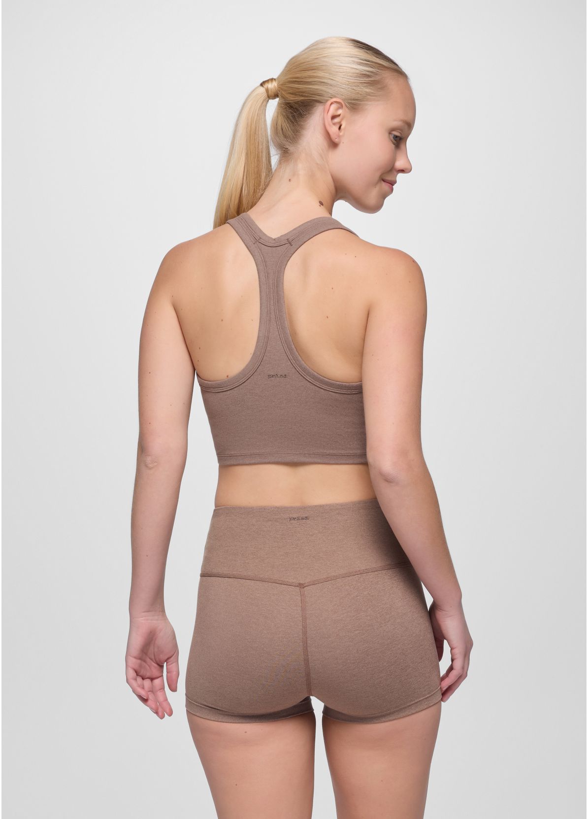 Women's Heavana Racerback Bralette| Carob Heather