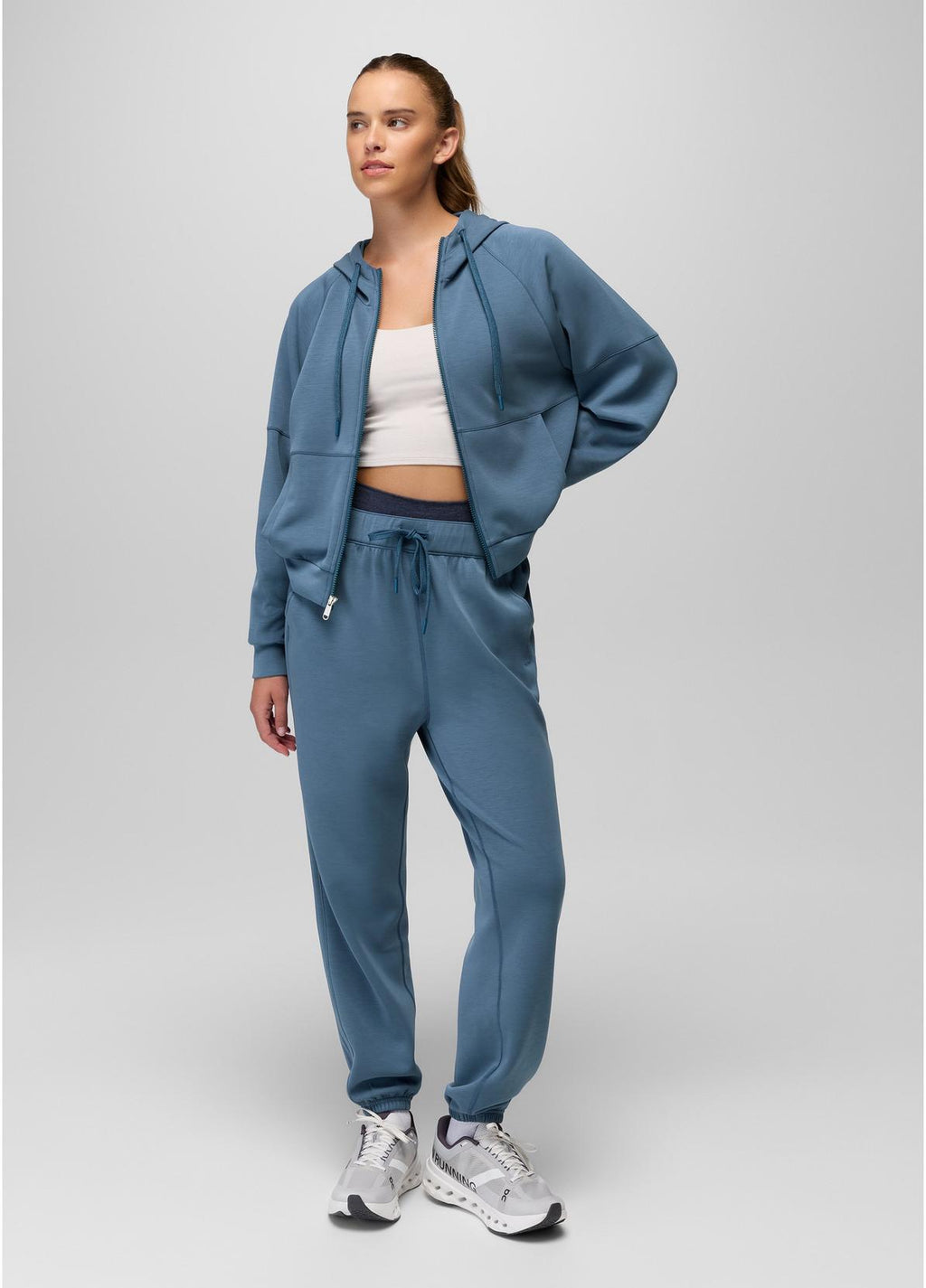 Women's  Shea High Rise Jogger| Buff Blue