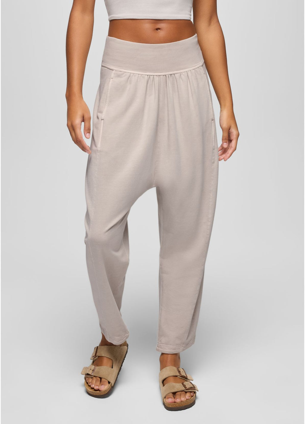 Women's Mindful Movement Harem Pant| Almond