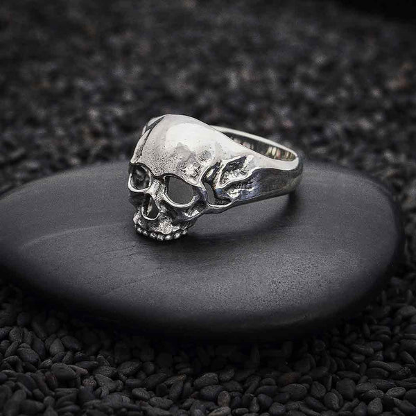 Chunky Skull Ring: Bronze / 7