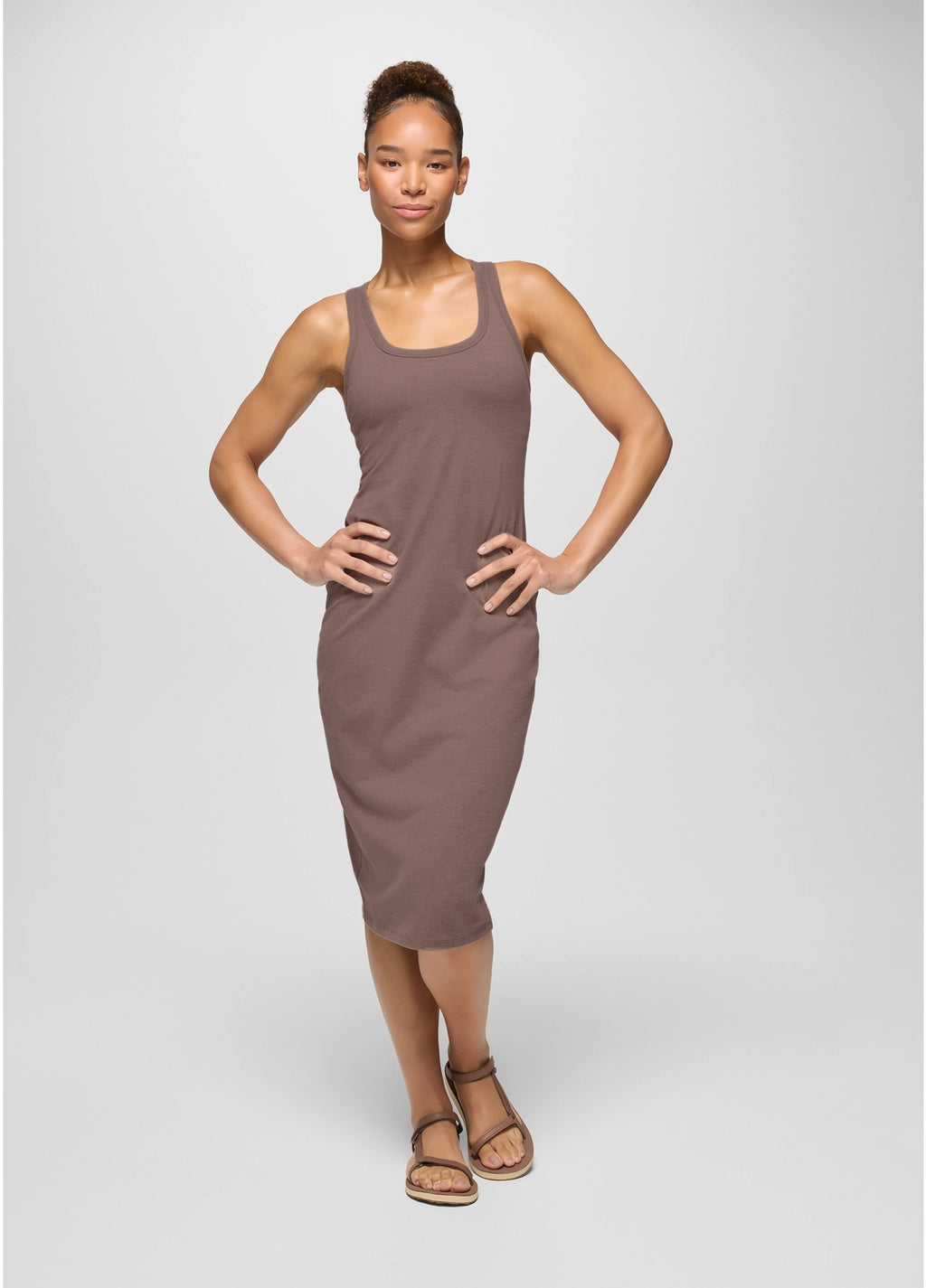 Women's Heavana Racerback Midi | Carob Heather