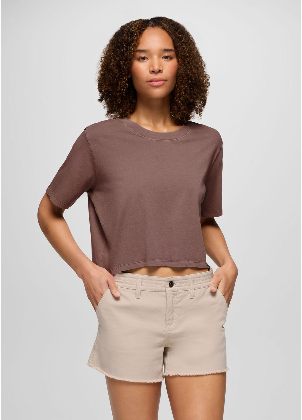 Women's Everyday Crop Tee | Carob