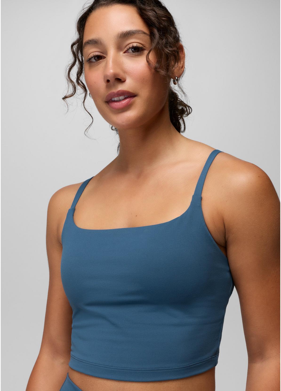 Women's Luxara Longline Bra | Bluff Blue