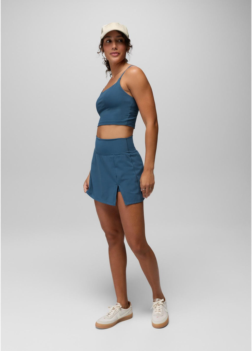 Women's Luxara Longline Bra | Bluff Blue