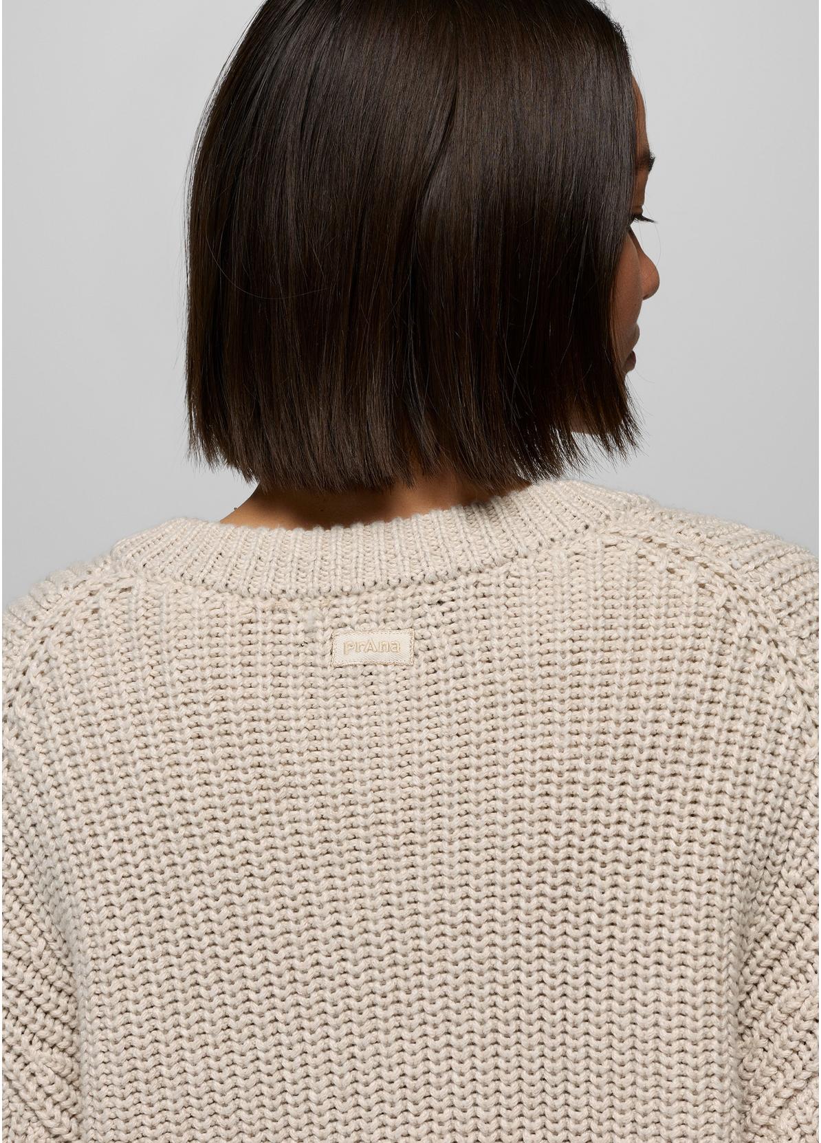 Sunday River Short Cardigan|Almond