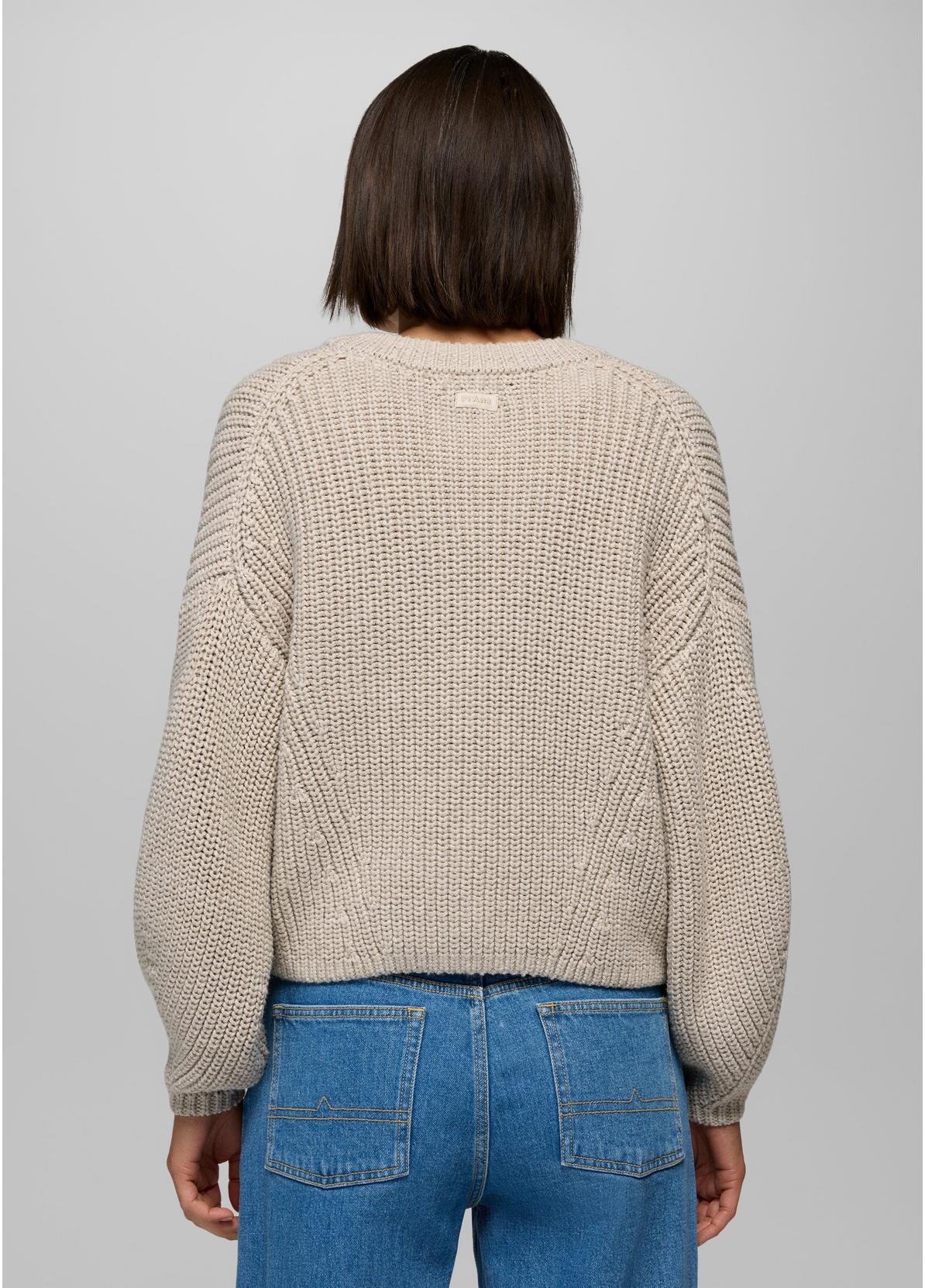 Sunday River Short Cardigan|Almond