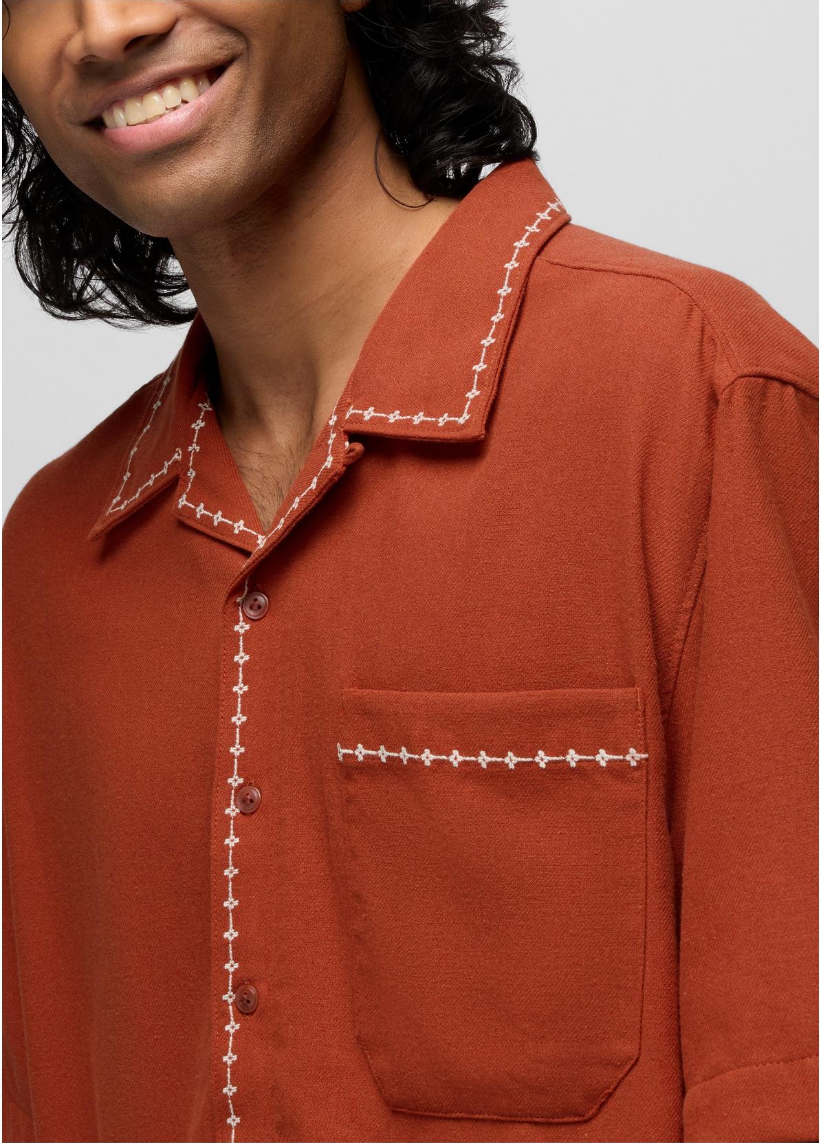 Men's Del Norte SS Shirt | Red Ochre