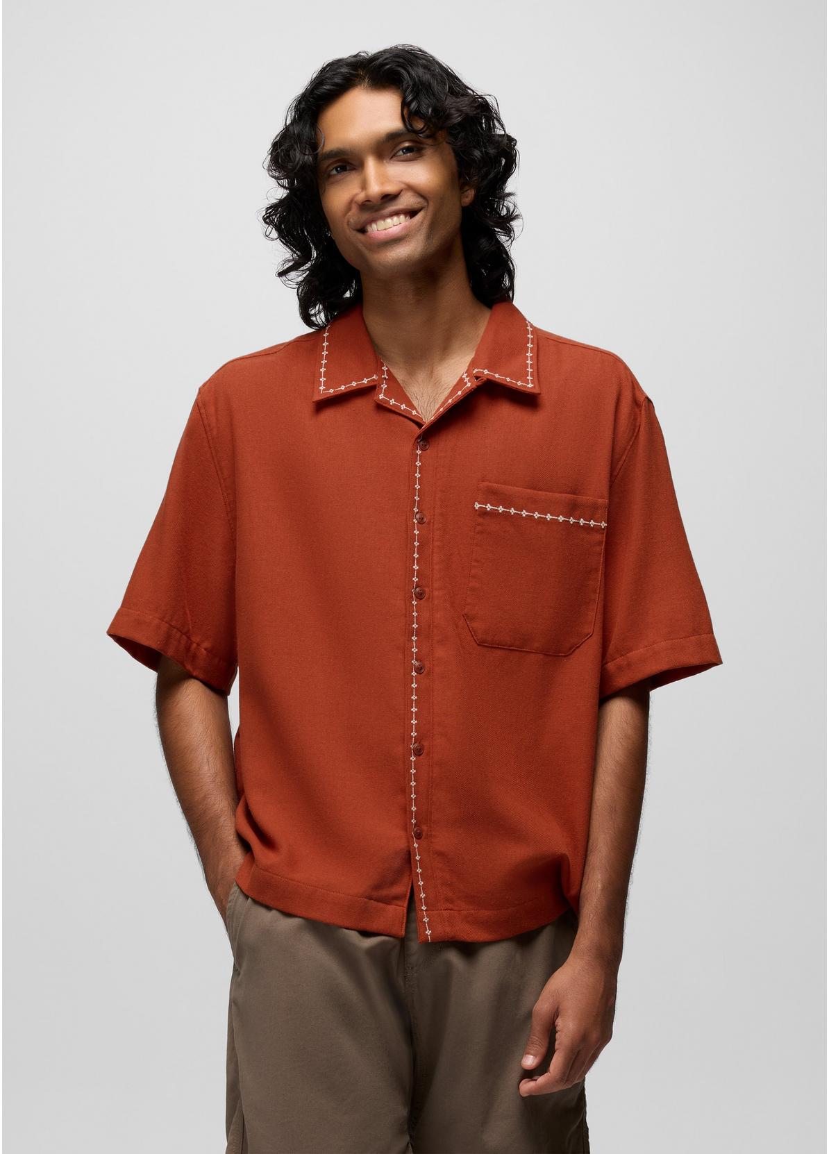 Men's Del Norte SS Shirt | Red Ochre