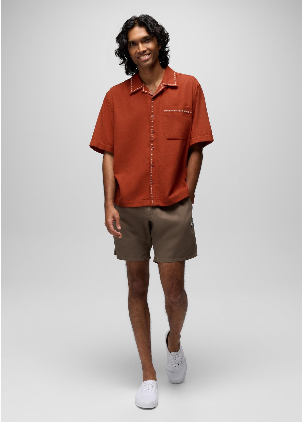 Men's Del Norte SS Shirt | Red Ochre