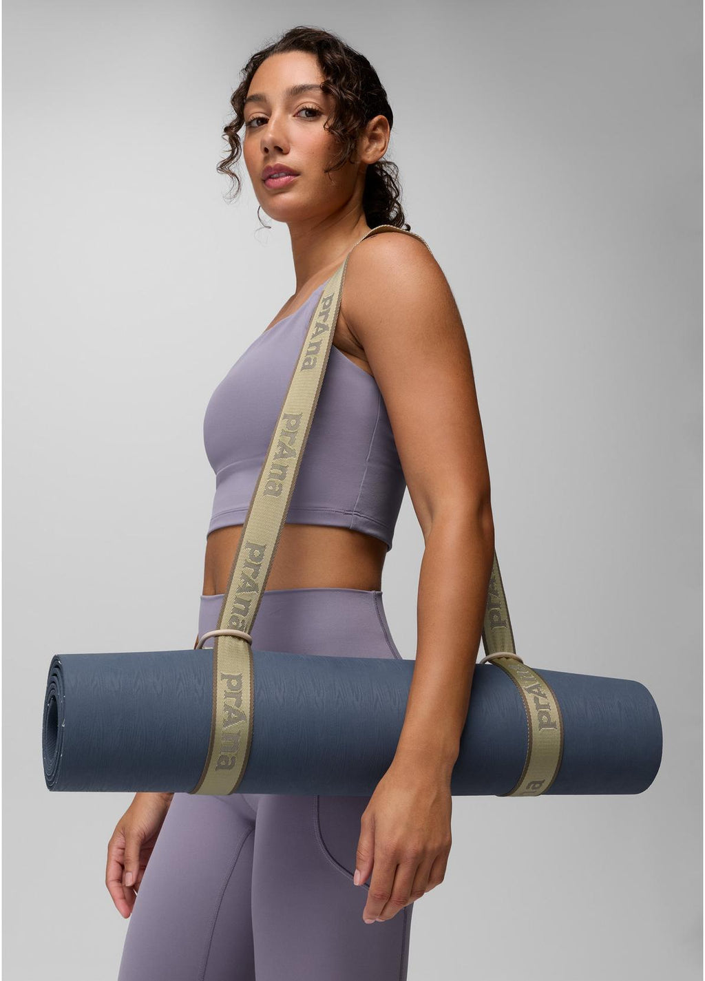 PrAna 2-in-1 Yoga Strap | Sage Stripe