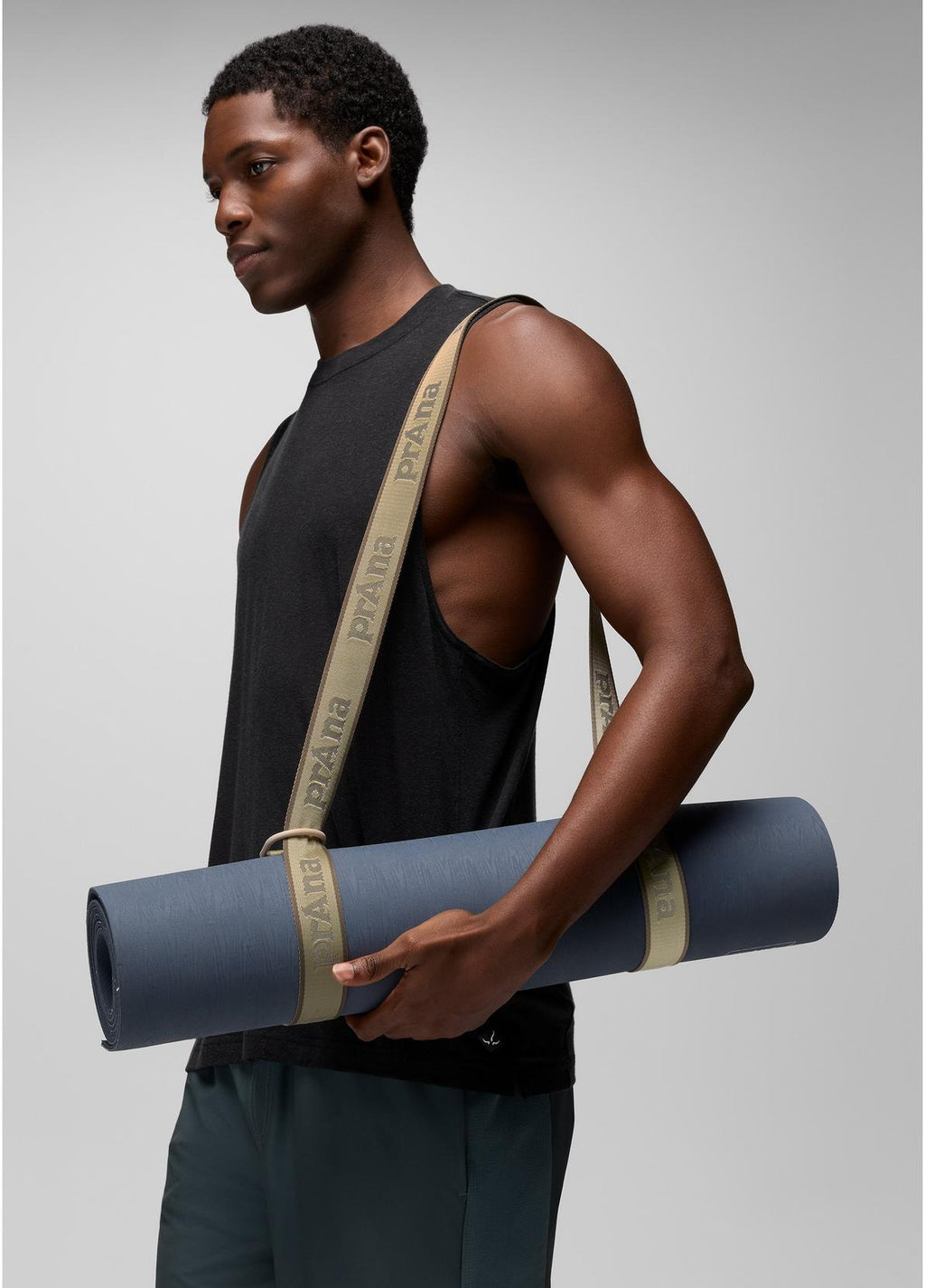 PrAna 2-in-1 Yoga Strap | Sage Stripe