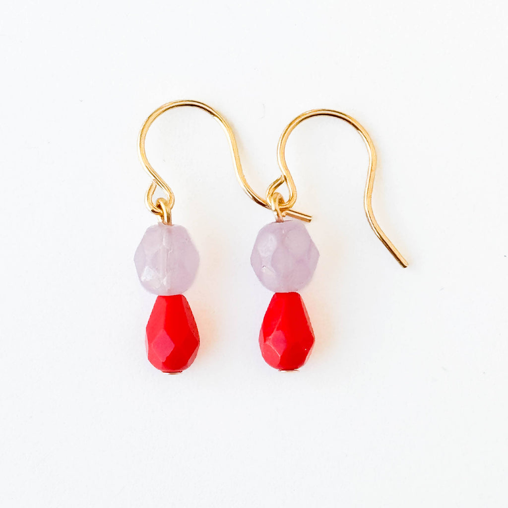 Small Color Drop Earrings