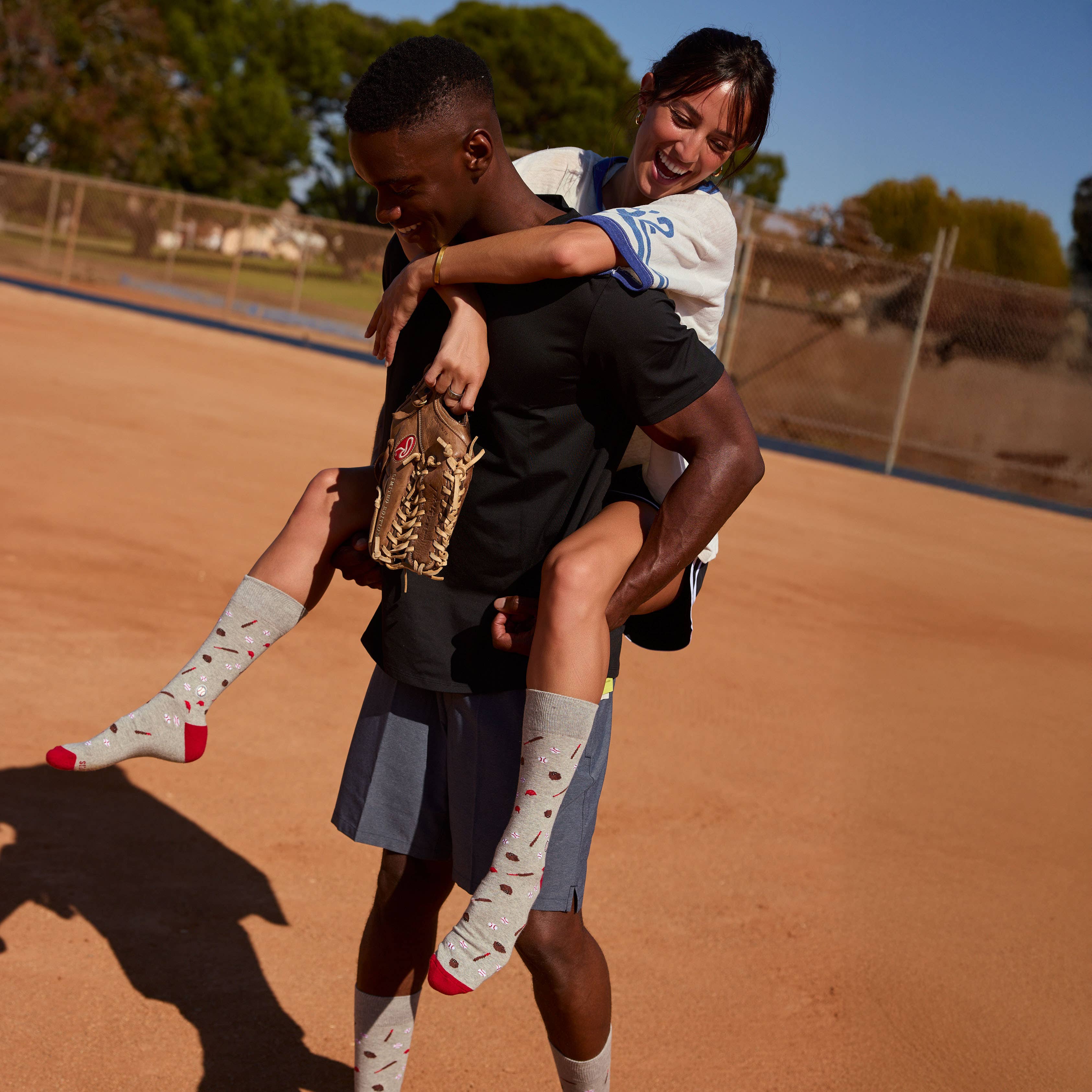 Socks that Support Youth Sports (Baseballs)