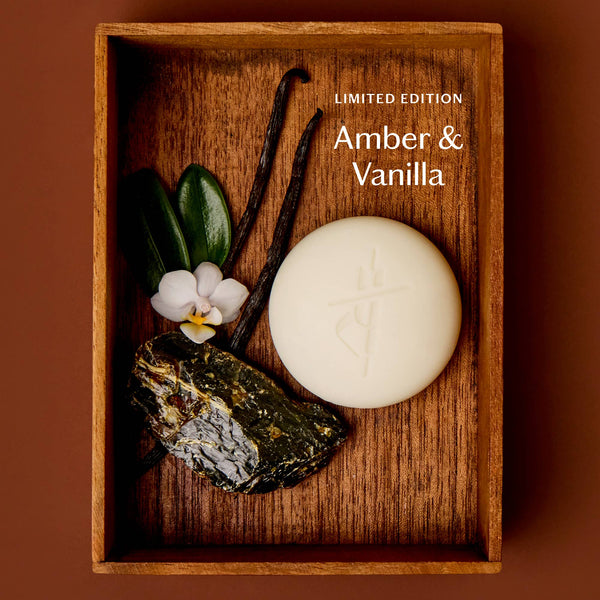 Amber & Vanilla Body Stone | Deep Moisturizing Lotion Bar