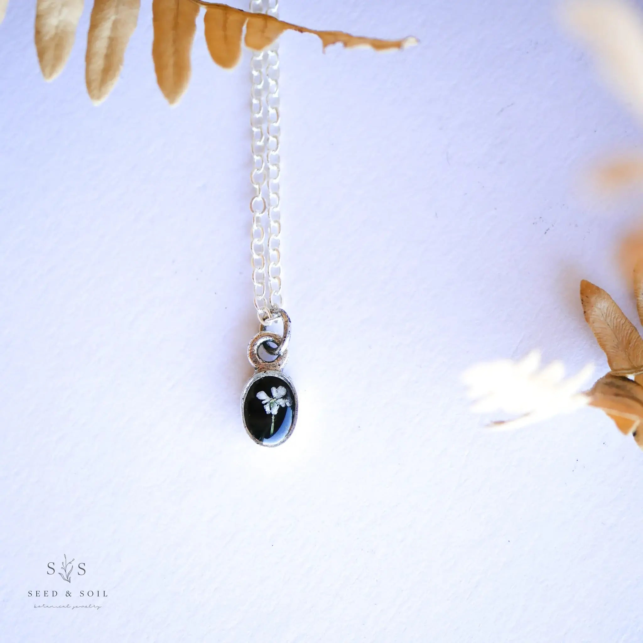 Tiny Oval Necklace